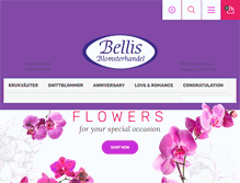 Tablet Screenshot of bellisblommor.com